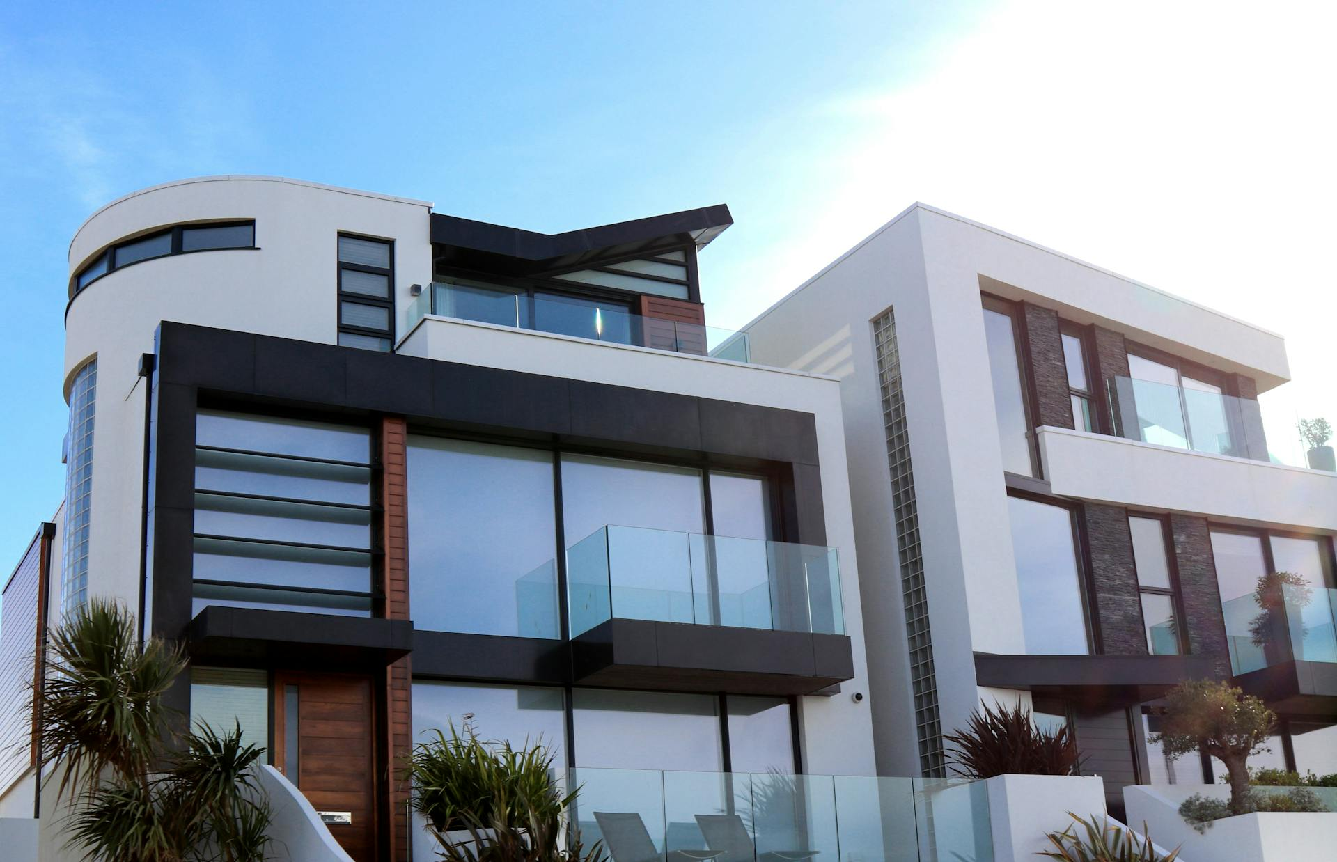 Modern real estate house